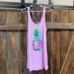 Pineapple swim cover up